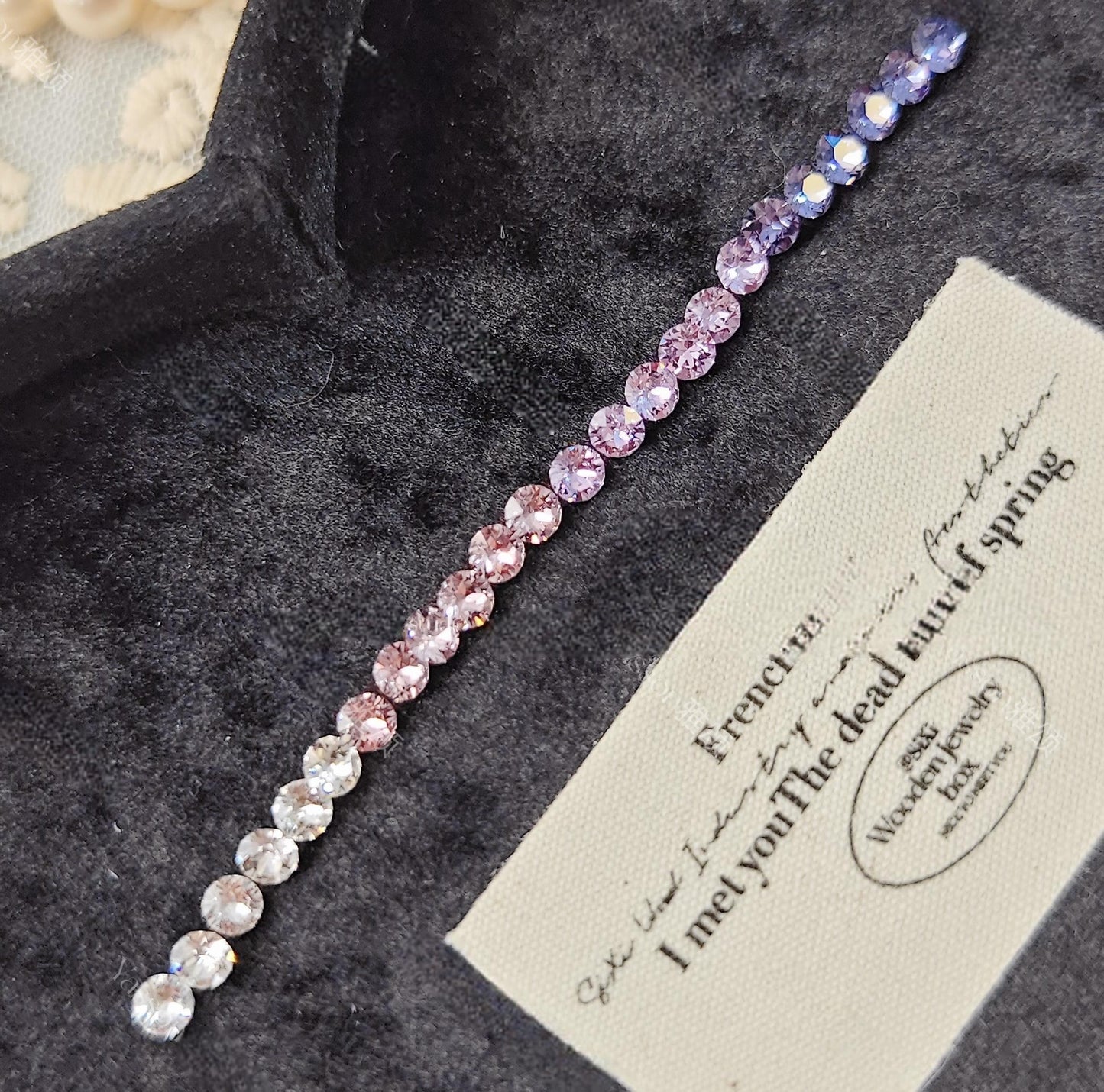 Pulsera de aguamarina y perla hecha a mano