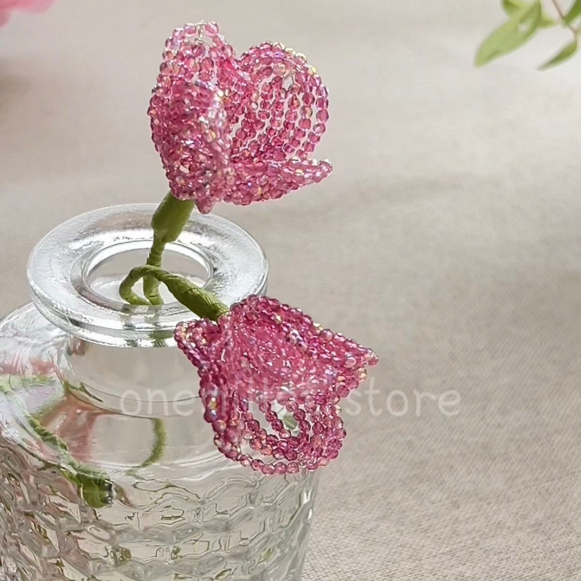 OneMillet Beaded Flower Bouquet Tulip Material Kit-F320 DIY Kit