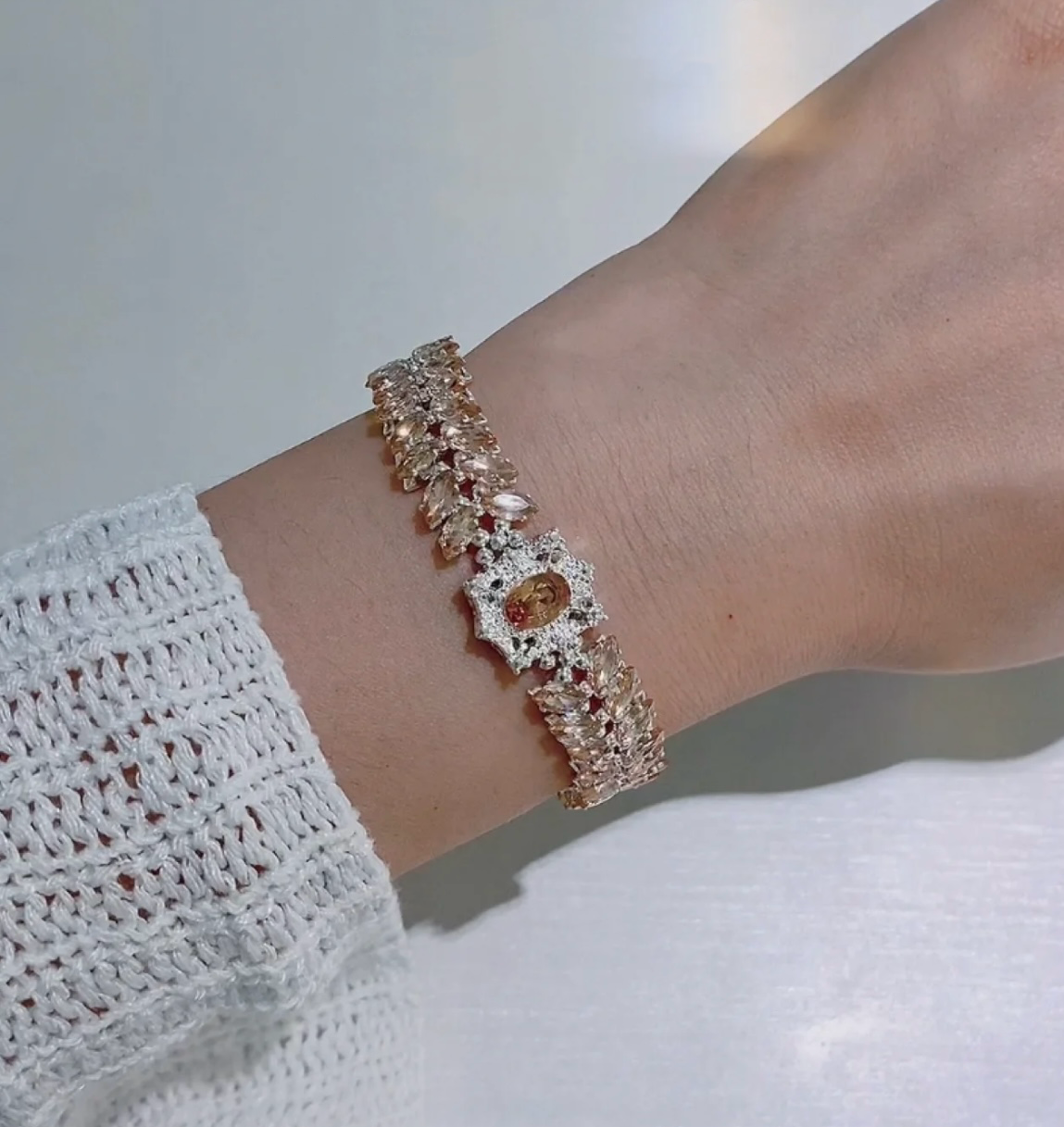 Kit-M46 Marquise Zircon Bracelet DIY Kit