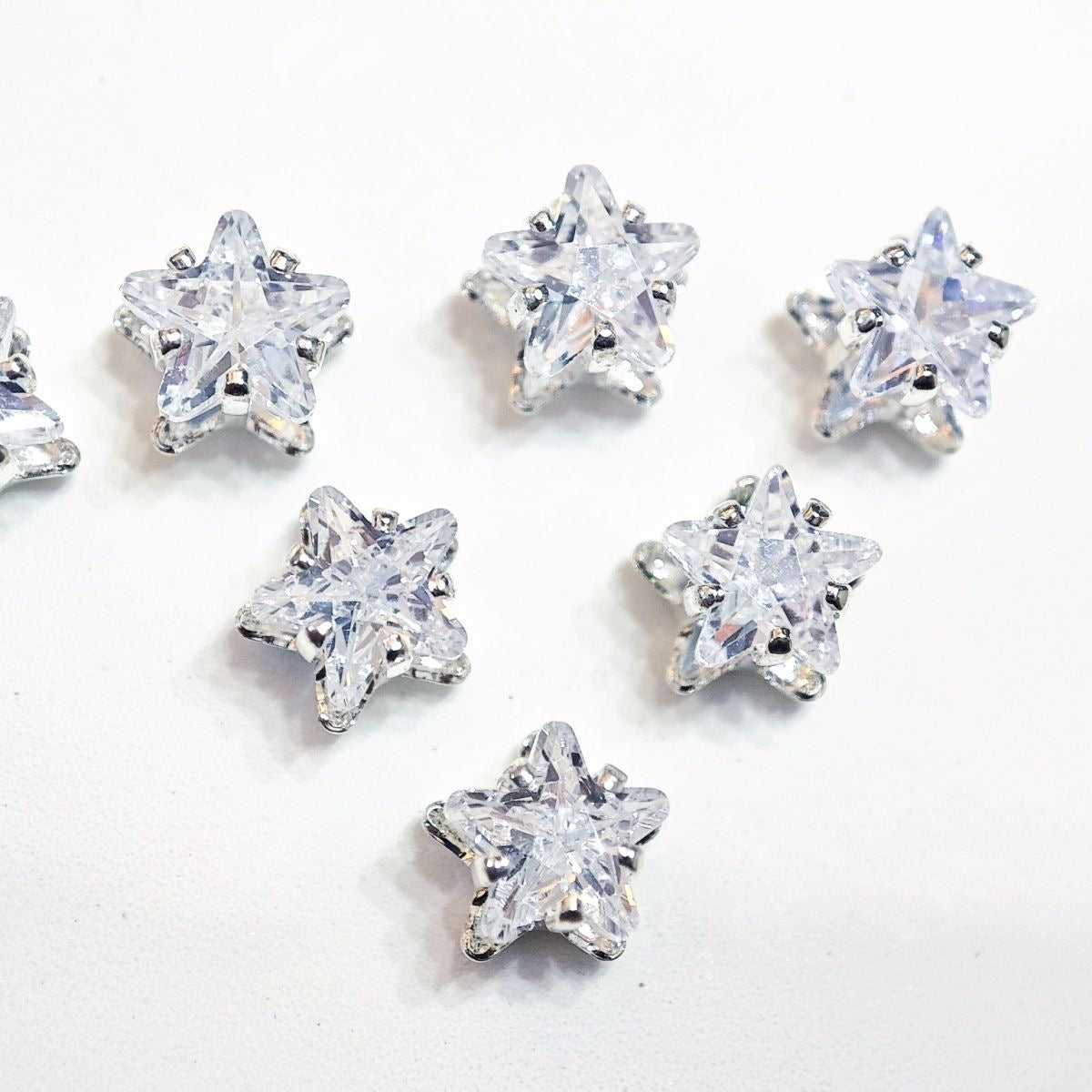 Clear Star Zircon Beads Zirconia 5MM
