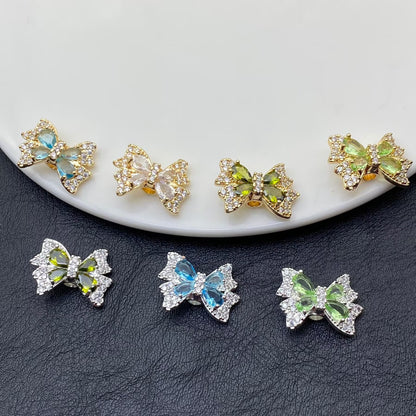 Butterfly Zircon Spacer Beads for Jewelry Making – Sparkling Crystal Charms for DIY Bracelets