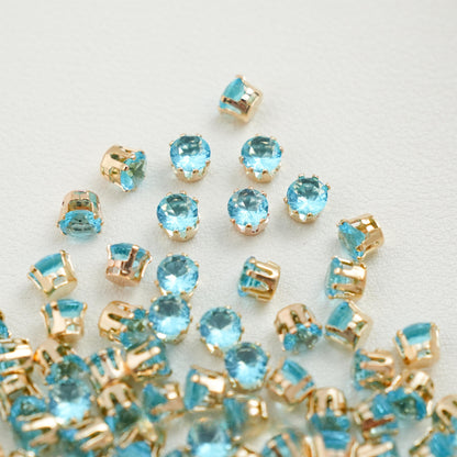 OneMillet Round Cubic Zirconia Beads 8mm