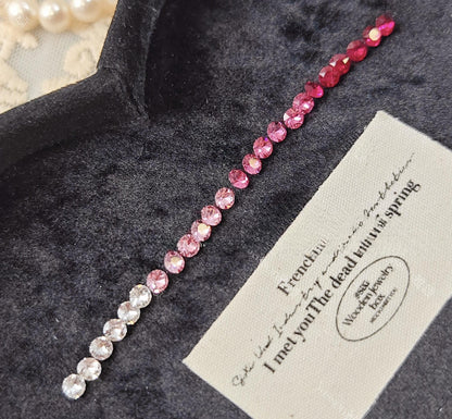 Pulsera de aguamarina y perla hecha a mano