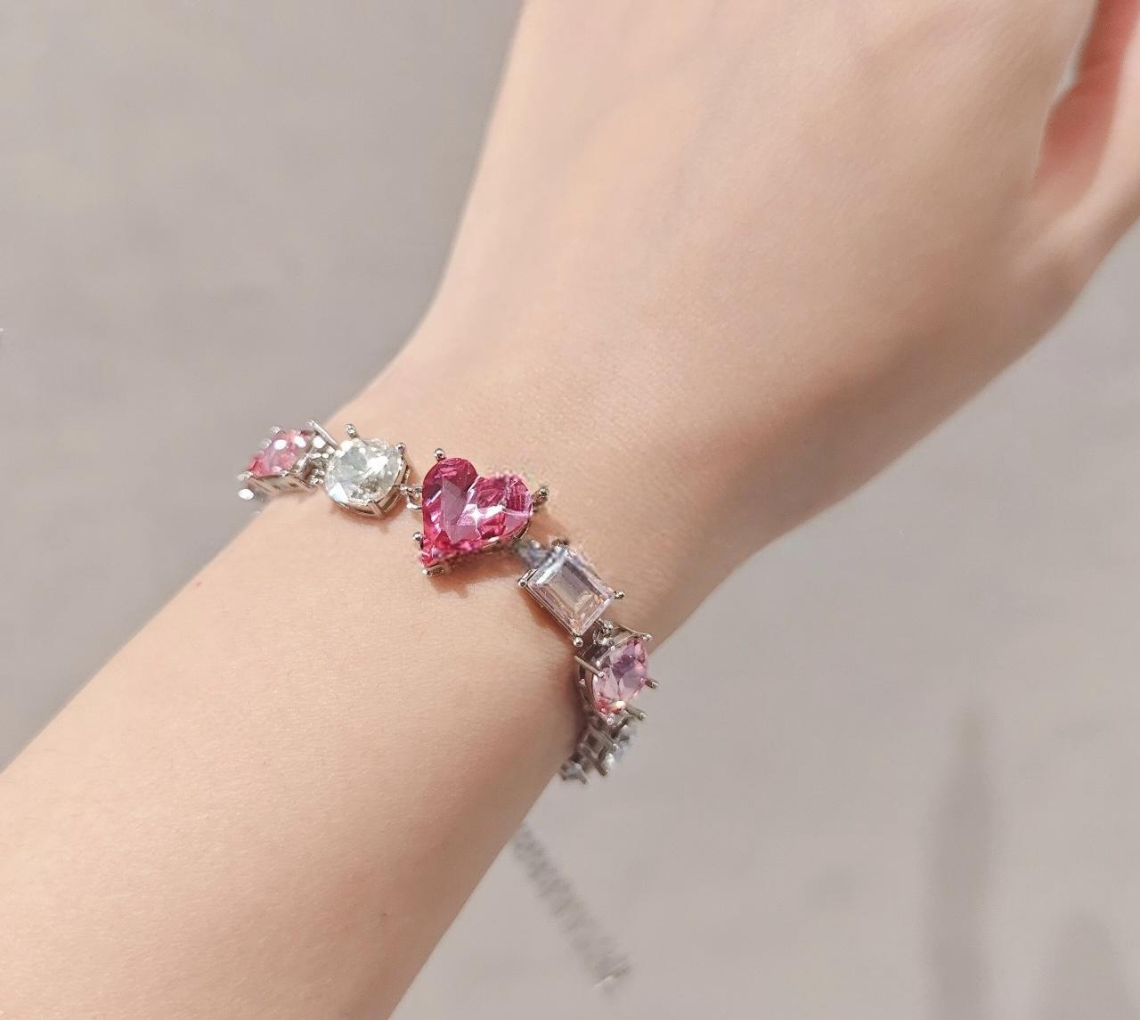 Pulsera de aguamarina y perla hecha a mano