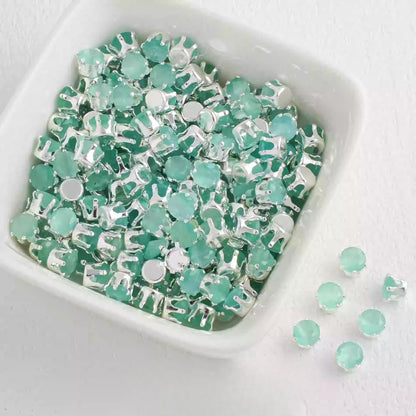 OneMillet Cat's Eye Round Zirconia Beads  5MM