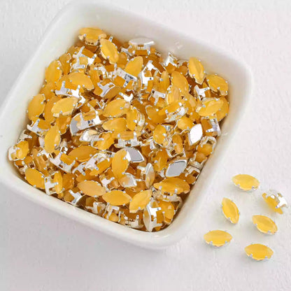 OneMillet Cat's Eye Marquise Zirconia Beads  4*8MM