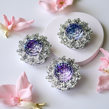 Zirkon Aquamarin Spacer Perlen handgefertigt DIY Perlen Armband und Halskette Schmuck machen liefert