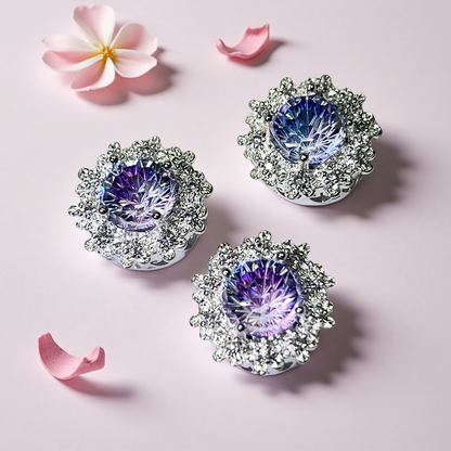 Zirkon Aquamarin Spacer Perlen handgefertigt DIY Perlen Armband und Halskette Schmuck machen liefert