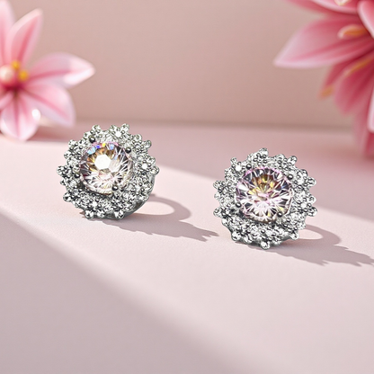 Color-Changing Pink Firework Cut Flower Spacer Beads