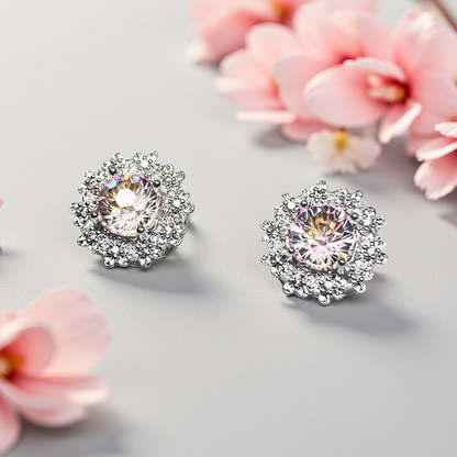 Color-Changing Pink Firework Cut Flower Spacer Beads