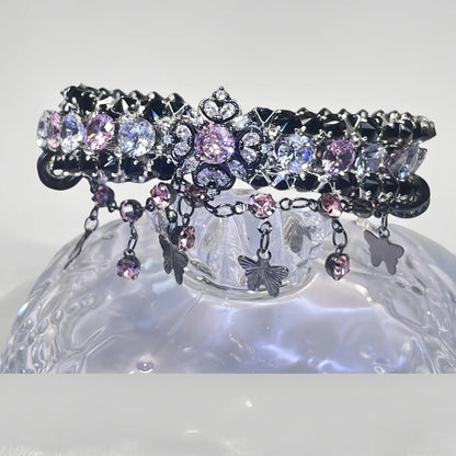 Pulsera de aguamarina y perla hecha a mano