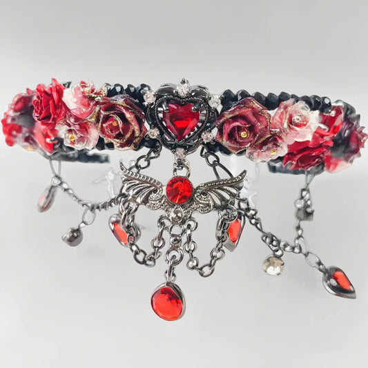 Pulsera de aguamarina y perla hecha a mano