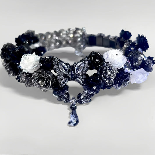 Pulsera de aguamarina y perla hecha a mano