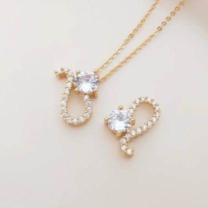 OneMillet Zircon Zodiac Sign Spacer Beads and Pendants for Bracelets & Necklaces