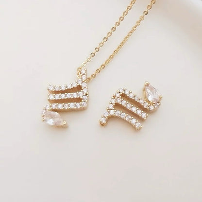 Handgefertigtes Perlen- und Aquamarinarmband