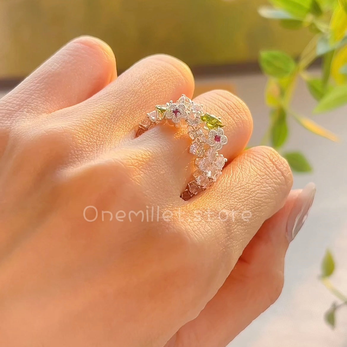 Pulsera de aguamarina y perla hecha a mano