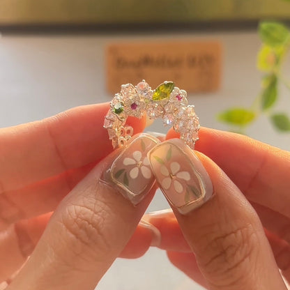 Pulsera de aguamarina y perla hecha a mano