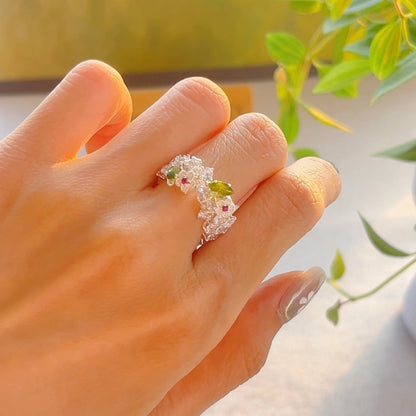 Pulsera de aguamarina y perla hecha a mano