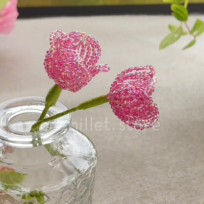 OneMillet Beaded Flower Bouquet Tulip Material Kit-F320  DIY Kit