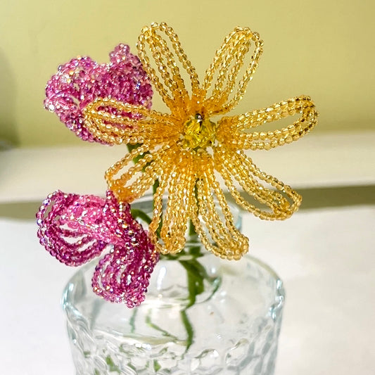 OneMillet Beaded Flower Bouquet  Material Kit-F330  DIY Kit