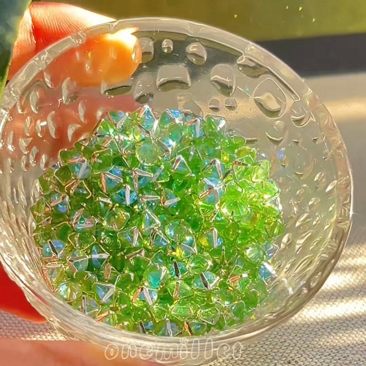 OneMillet AB Reverse  Zircon Beads 5MM