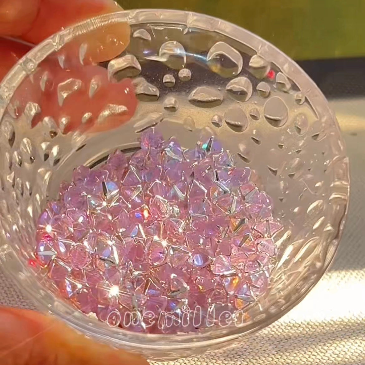 OneMillet AB Reverse  Zircon Beads 5MM