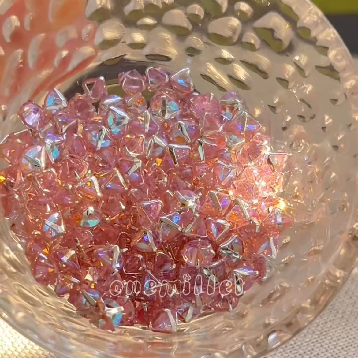 OneMillet AB Reverse  Zircon Beads 5MM