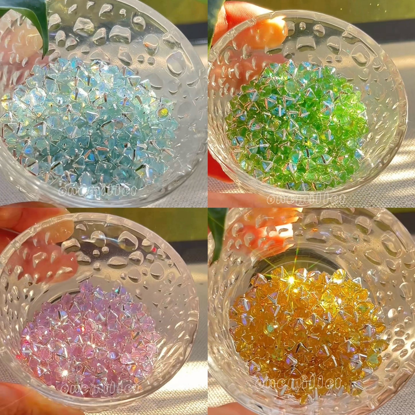 OneMillet AB Reverse  Zircon Beads 5MM