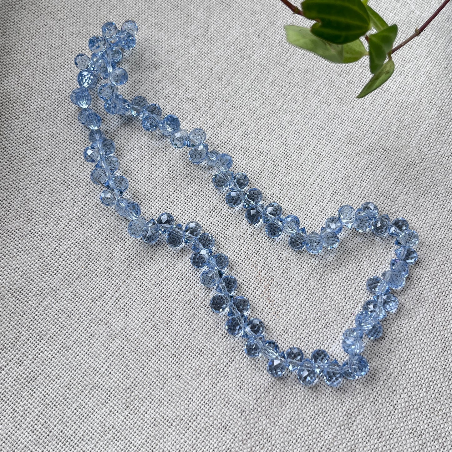 Strawberry Crystal Beads for Handmade Flower