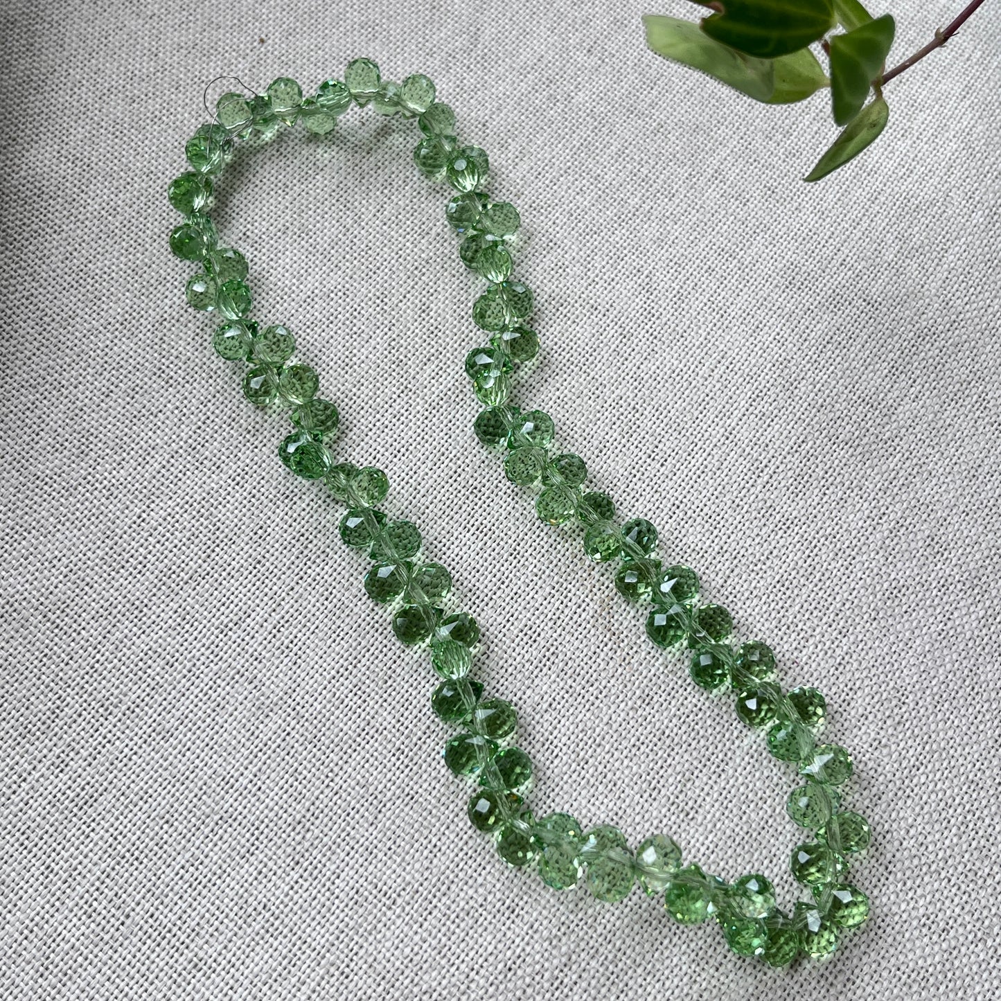 Strawberry Crystal Beads for Handmade Flower