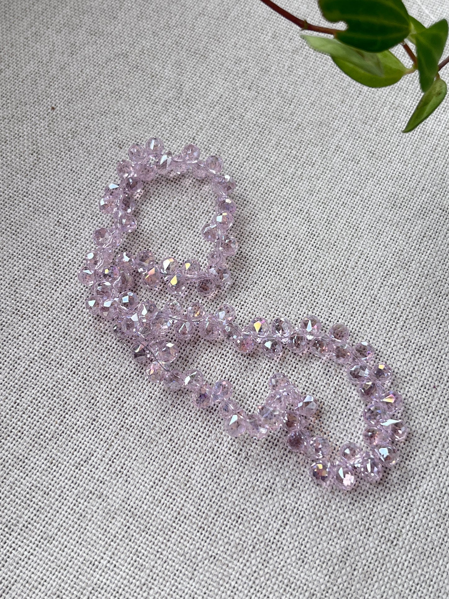 Strawberry Crystal Beads for Handmade Flower