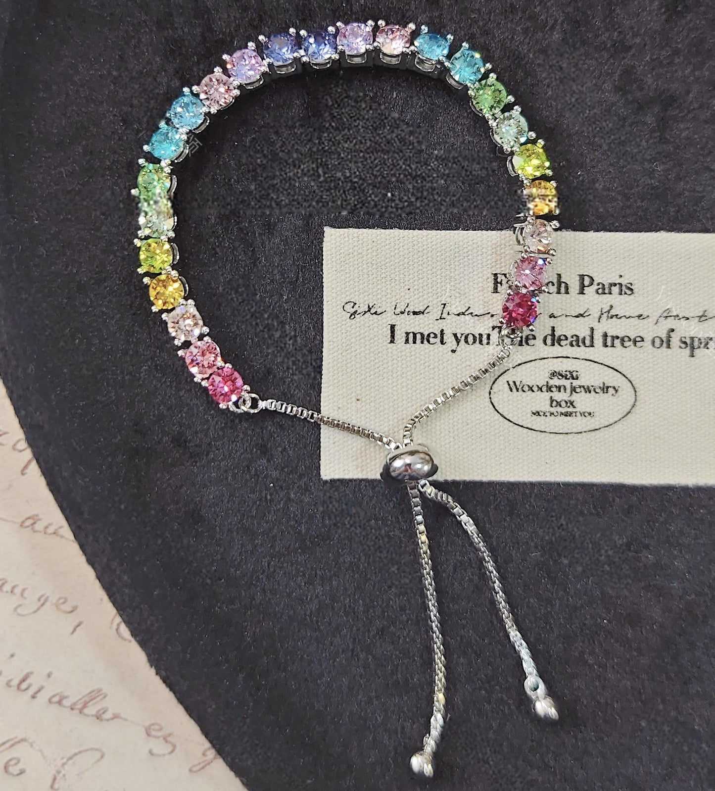 Pulsera de aguamarina y perla hecha a mano