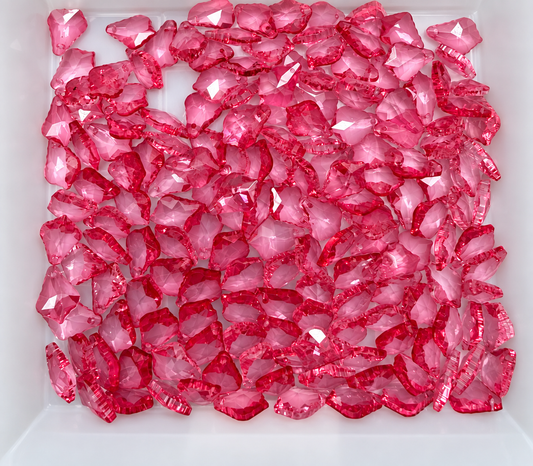 Maple Leaf Teardrop Crystal Beads for Handmade Flower Crafting