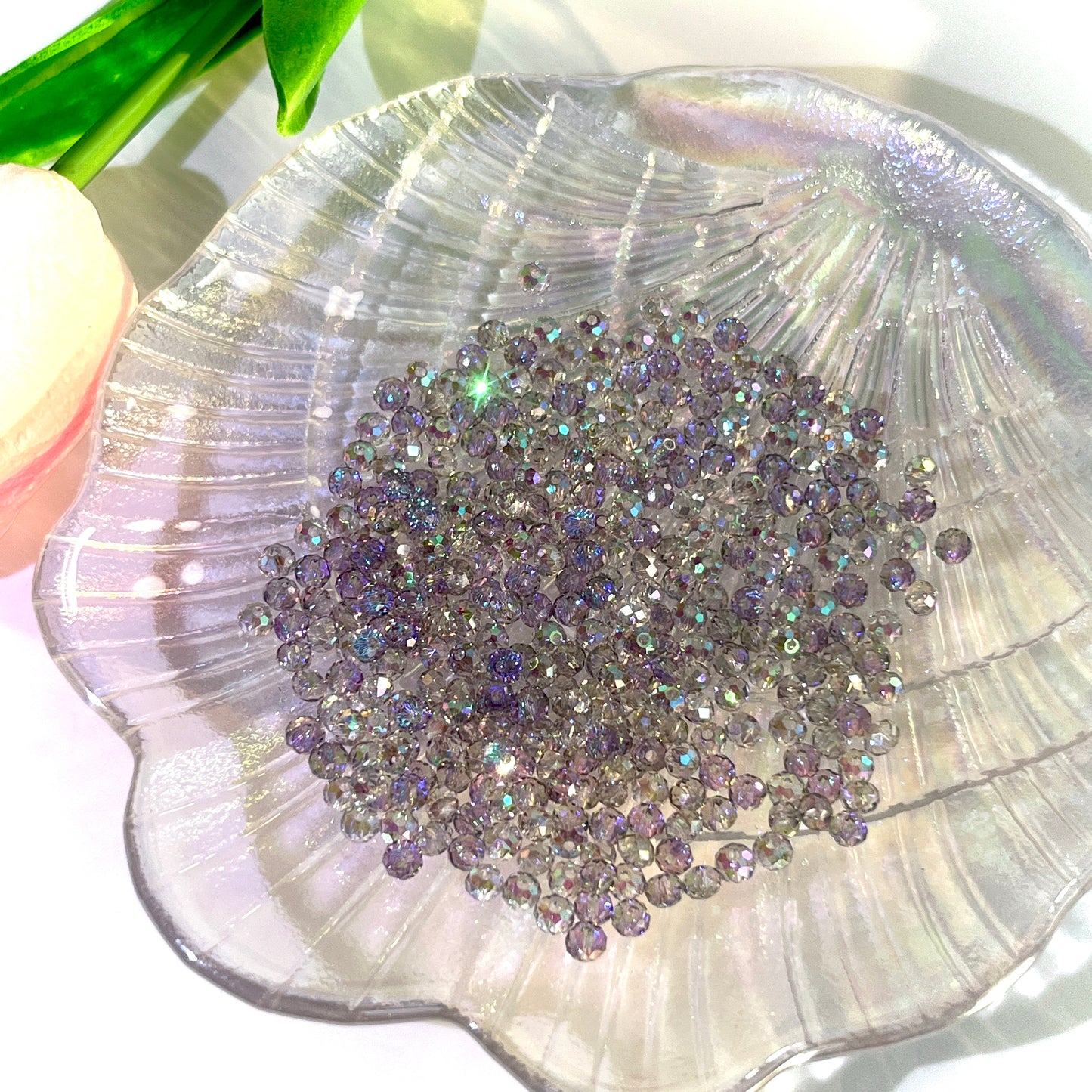 Accesorios de joyería hechos a mano con cuentas de cristal