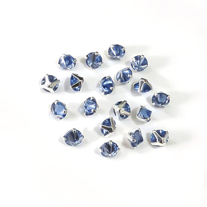 OneMillet 3A Grade Round Reverse-Clamp Zircon 4MM