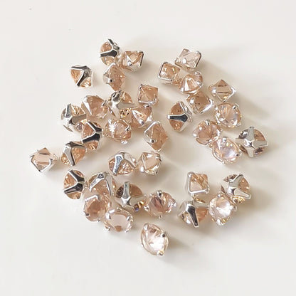 OneMillet 3A Grade Round Reverse-Clamp Zircon 4MM