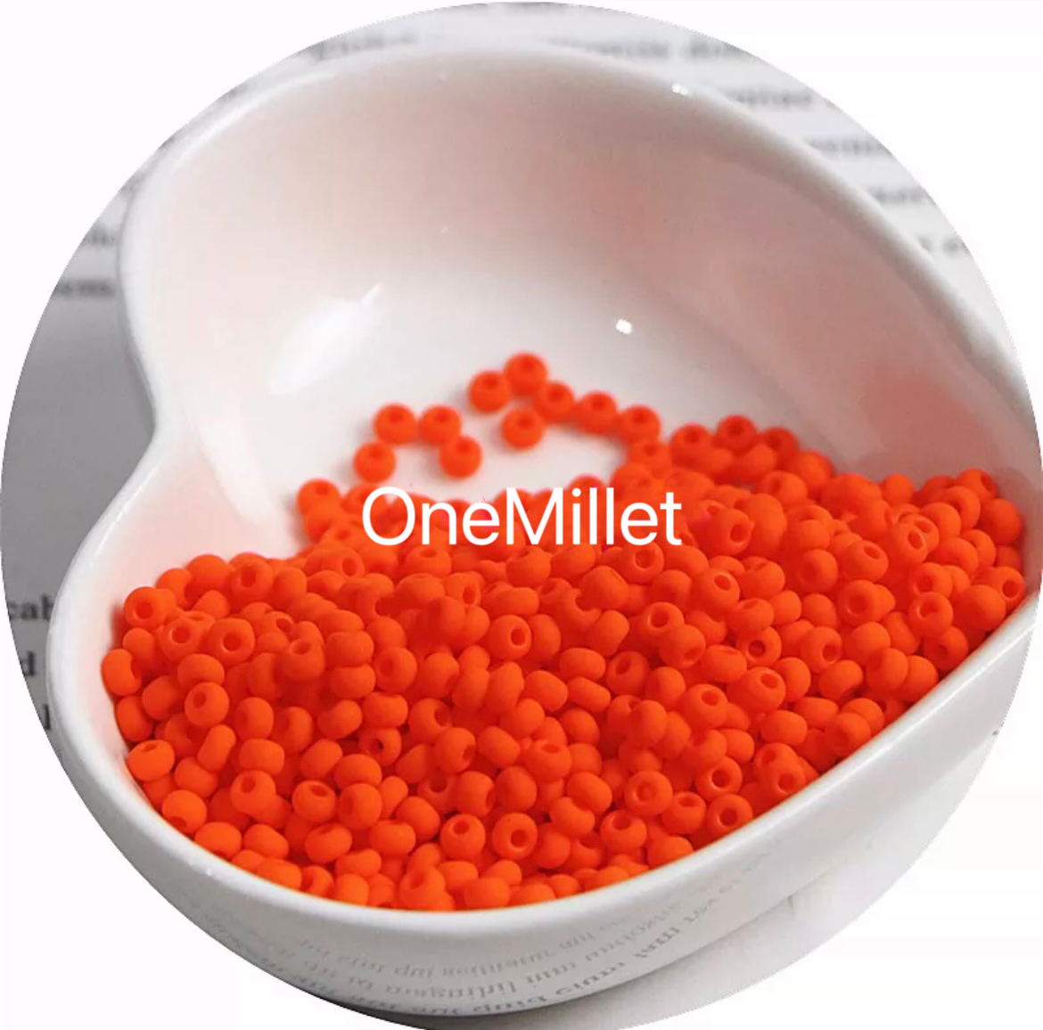 Perlas de semillas mate de 3 mm: alta calidad, resistentes a la decoloración