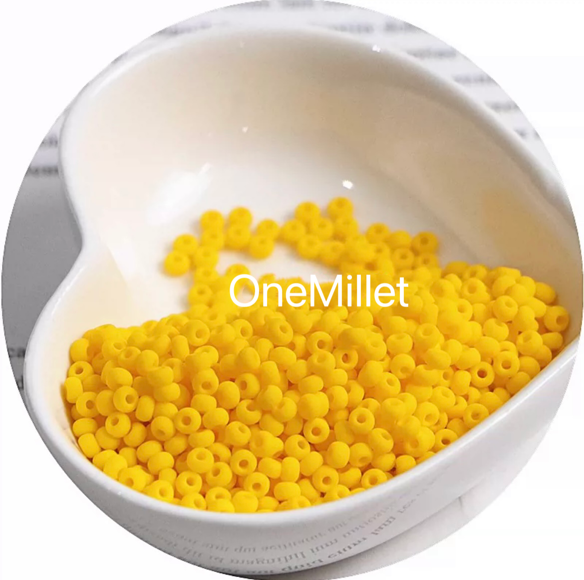 Perlas de semillas mate de 3 mm: alta calidad, resistentes a la decoloración