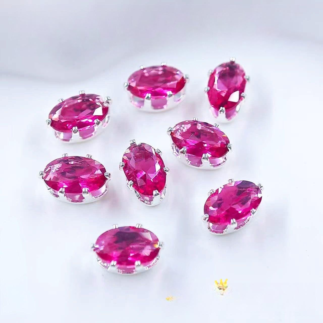 Oval Zircon Zirconia Beads DIY Accessories 4*6MM