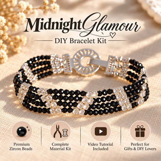 OneMillet Zirconia Bracelet Kit–M1003 All-in-One DIY Kit Handmade Jewelry Material Kit