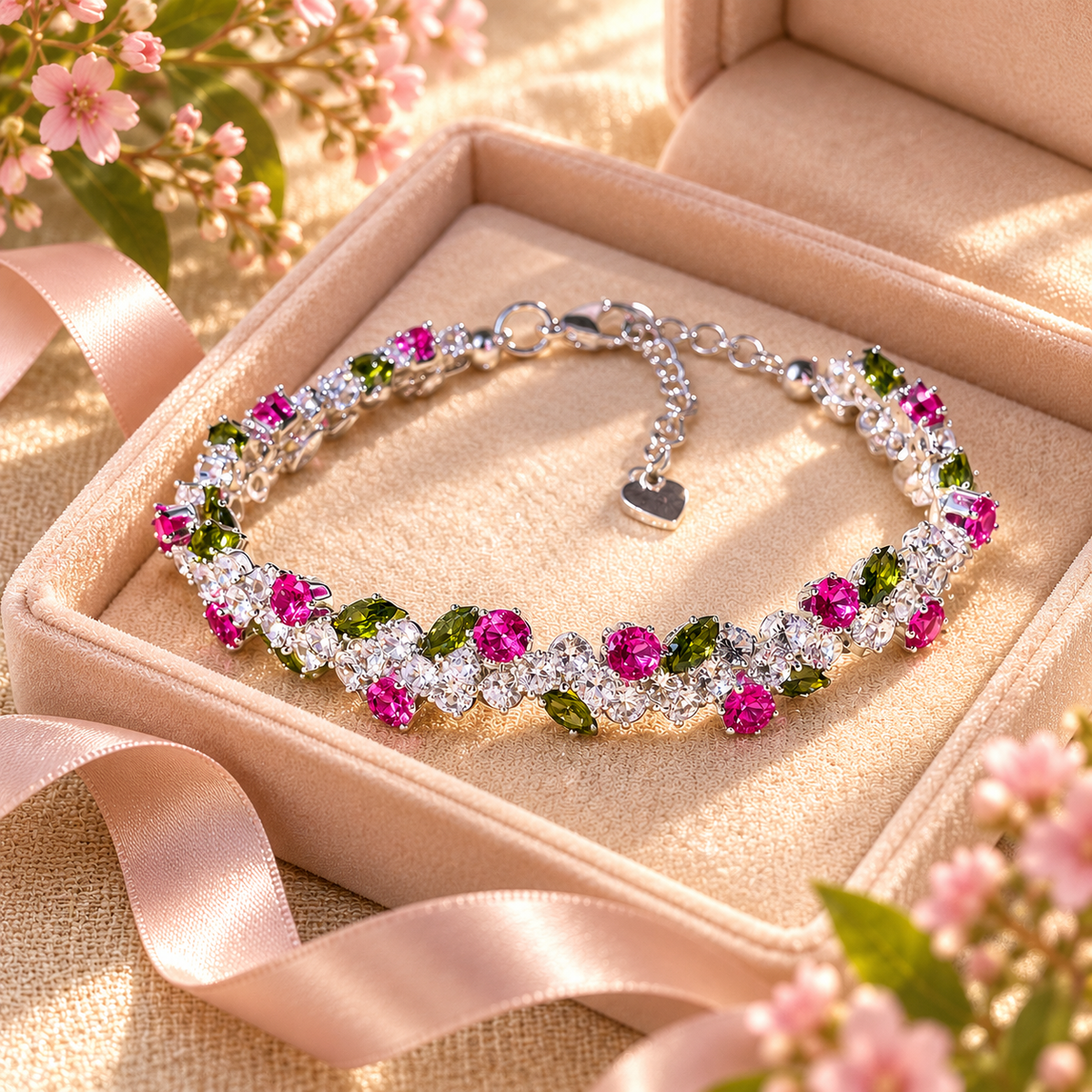 OneMillet Zirconia Bracelet Kit–M1012 All-in-One DIY Kit Handmade Jewelry Material Kit