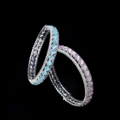 Pulsera de aguamarina y perla hecha a mano