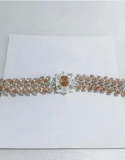 Kit-M46 Marquise Zircon Bracelet  DIY Kit