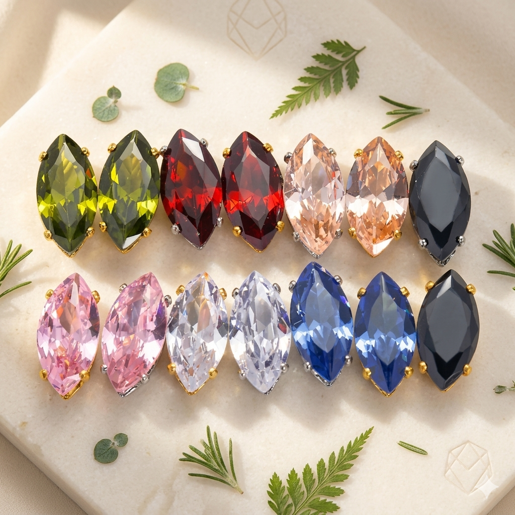 OneMillet Marquise Zircon Beads 4*8MM