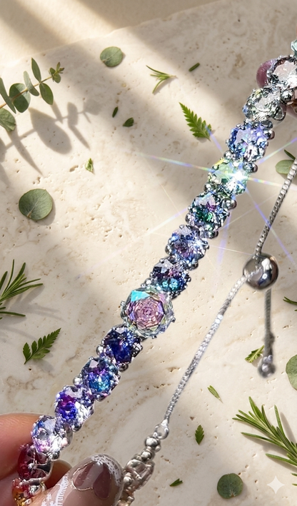 OneMillet Premium Two-Tone Cubic Zirconia  Bracelet Kit –M460 All-in-One DIY Kit Handmade Jewelry Material Kit