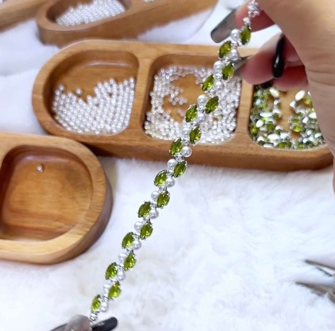 Kit-M48 Marquise Zircon Bracelet DIY Kit