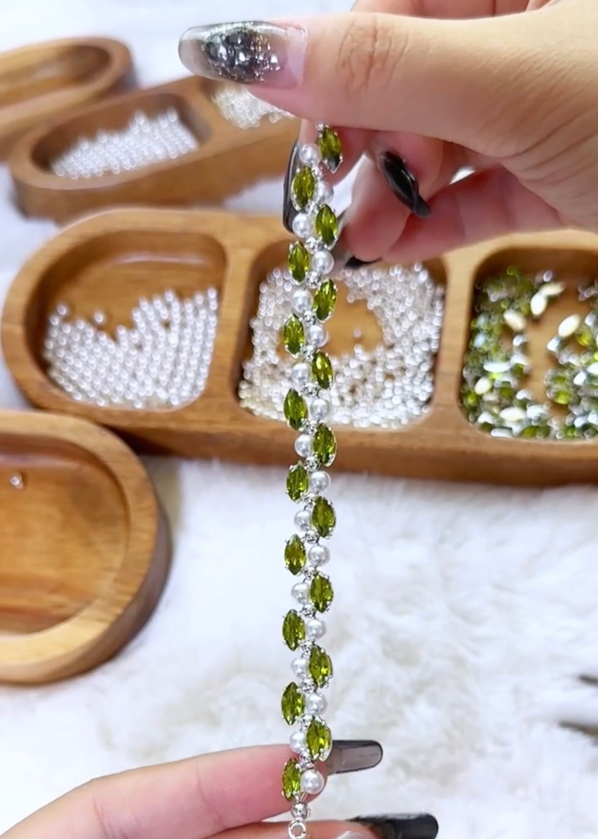 Kit-M48 Marquise Zircon Bracelet DIY Kit