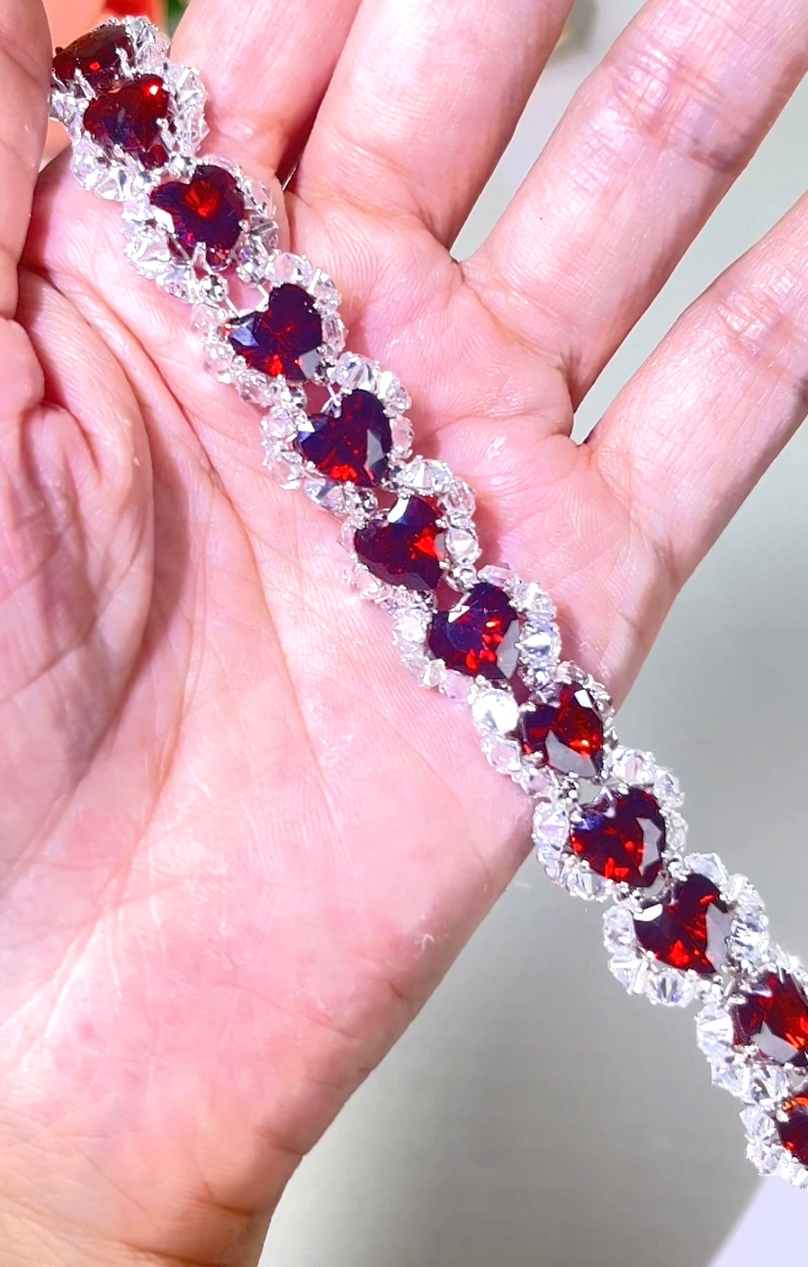 Pulsera de aguamarina y perla hecha a mano