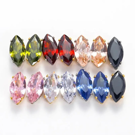 OneMillet Marquise Zircon Beads 4*8MM