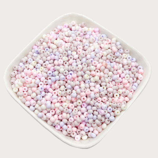 Glasperlen für Armbänder Hochwertige Perlen 3mm Mix-Perlen Bastelperle für Schmuck